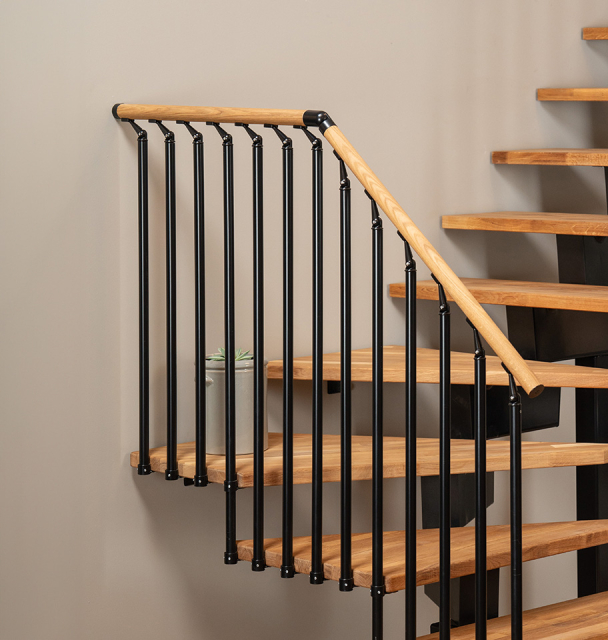 Stair banister DUBAI Classic 4 straight flight Anthracite, RAL 7016 Test123