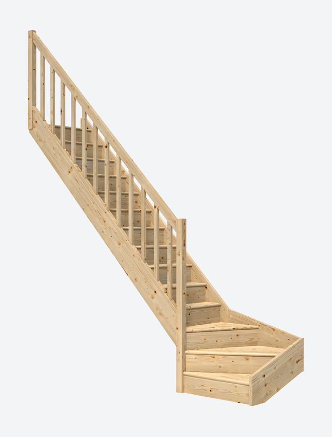 Staircase PARIS spruce  Test123