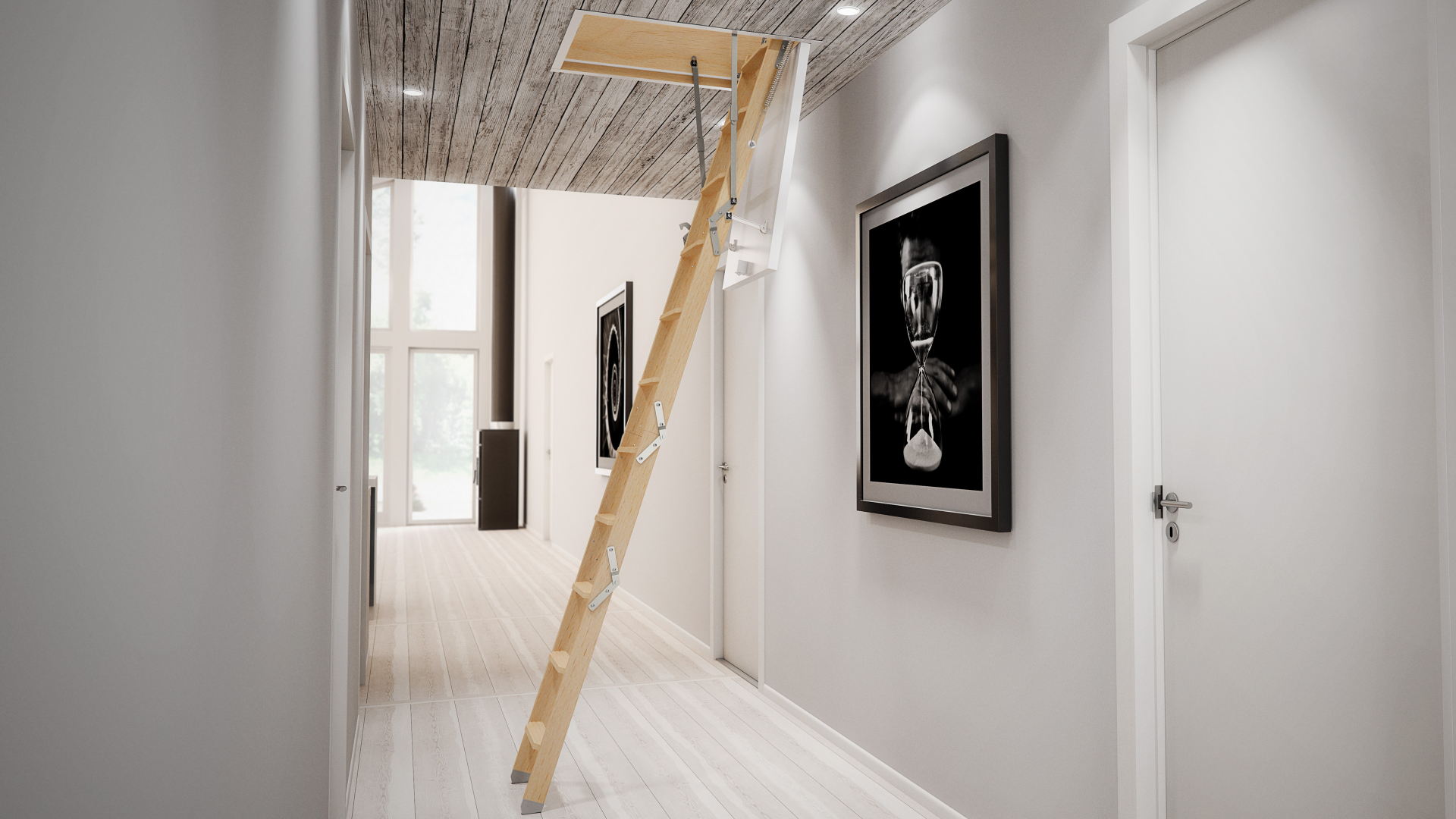 Loft ladder clickFIX® 36GM 