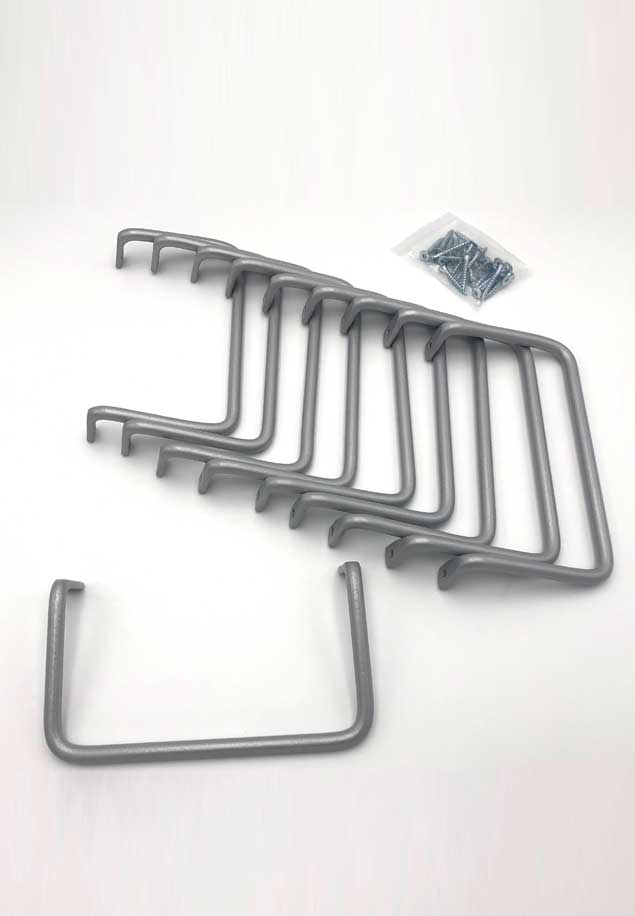 Riser bars for modular staircases 20 pcs Anthracite, RAL 7016